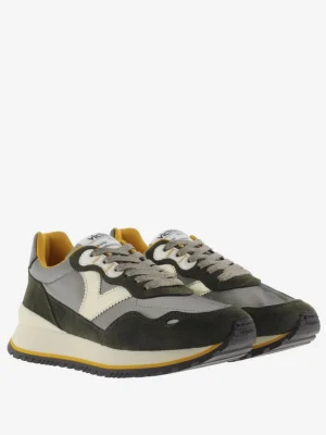deportivo viento nylon metal y serraje de la marca victoria en color kaki